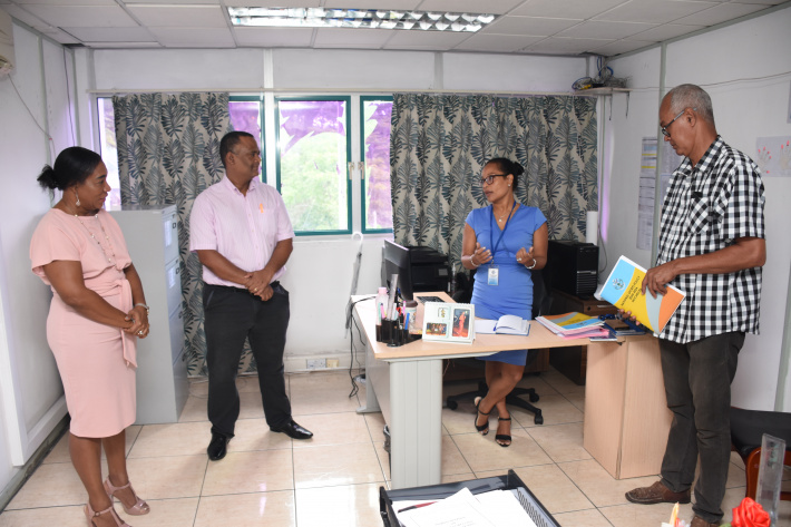 Minister Marie-Celine Zialor visits Youth and Sports department and National Sports Council