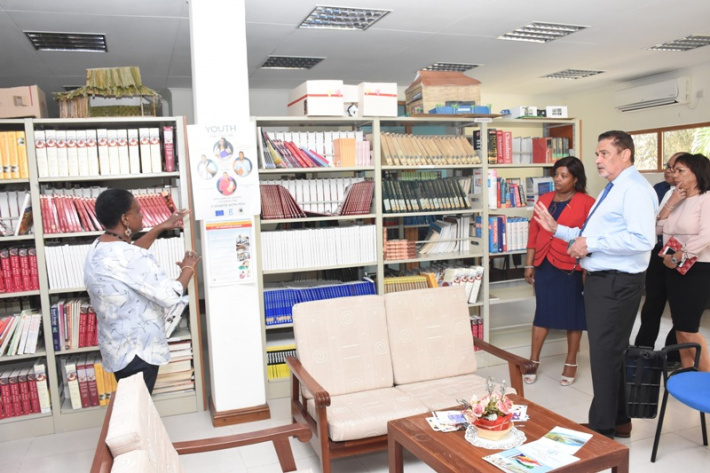 Minister Radegonde visits tourism academy