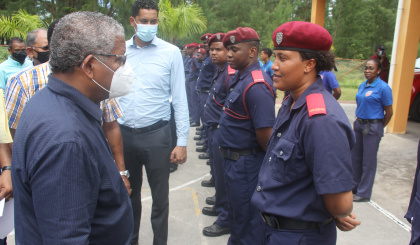 President Ramkalawan completes day-long working visit to Praslin