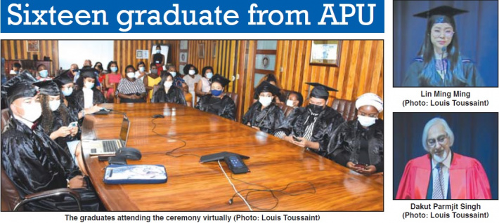 Sixteen Graduate From Apu Seychelles Nation