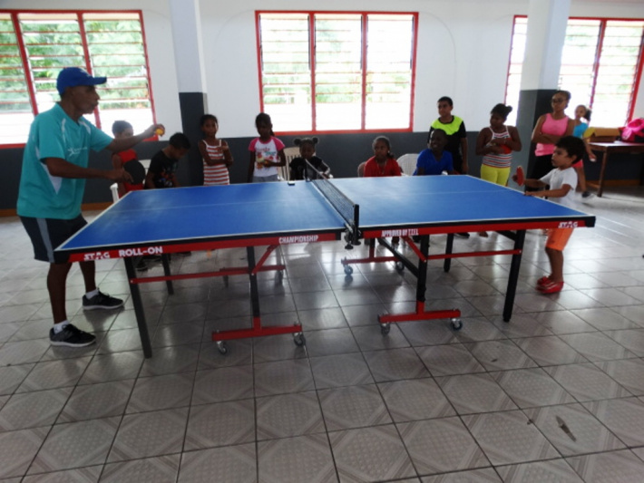 Table tennis training camp