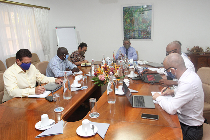 President Ramkalawan chairs second review of concept plans for La Digue Hospital