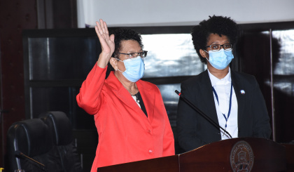 Noline Sophola sworn into US National Assembly seat, replaces Chantal Ghislain