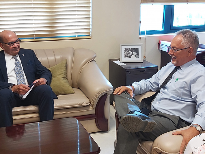 Sri Lankan HC pays courtesy call on Designated Minister