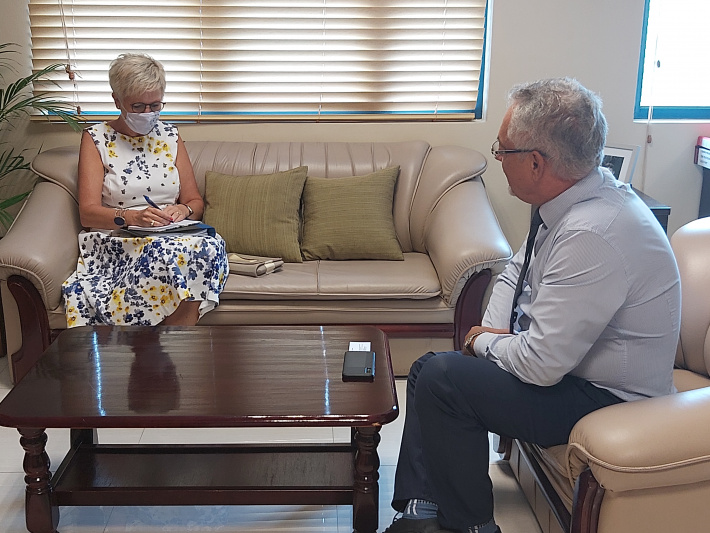 Swedish ambassador pays courtesy call on Designated Minister