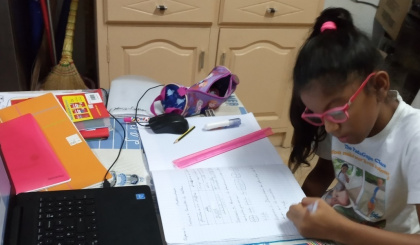 Back to online schooling!