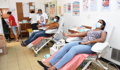 Melvyn Jones Lions Club donates blood