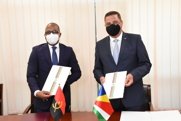 Seychelles and Angola to enhance ties through two accords