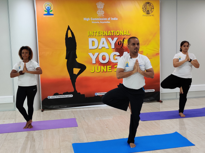 Indian high commission celebrates 7th International Day of Yoga virtually