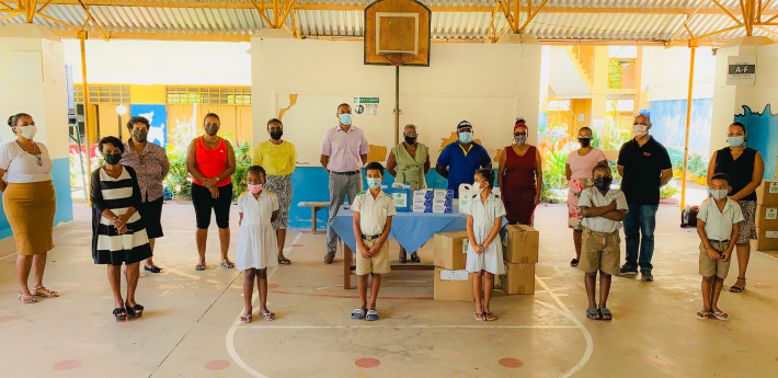 Taxi operators on Praslin donate to island’s state schools     ‘As we have received, we should share with others’