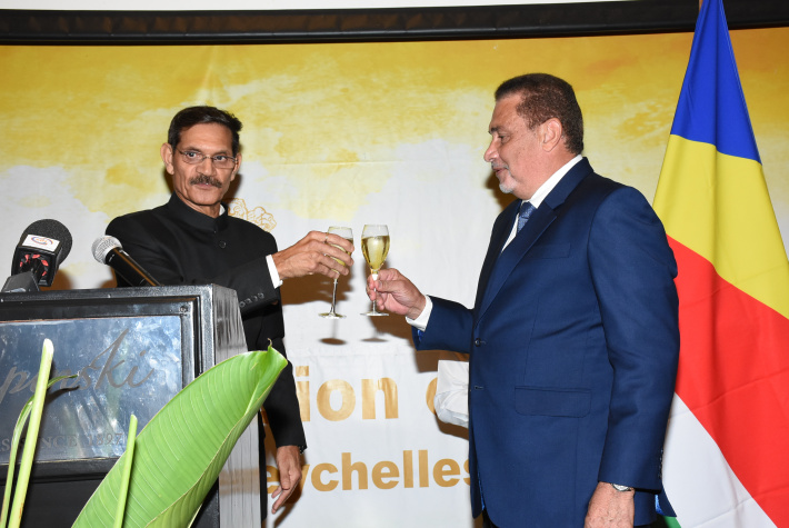 India marks 75th Independence anniversary     Celebrating the warm and  vibrant Indo-Seychelles ties