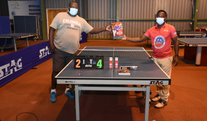 Table tennis  President’s Village receives new equipment from STTA
