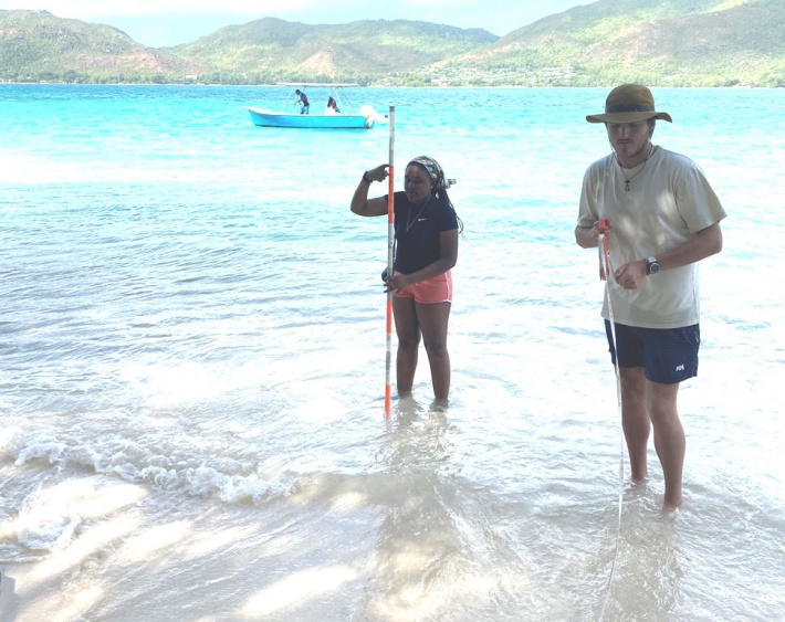 Two UniSey students complete internship in Curieuse marine national park