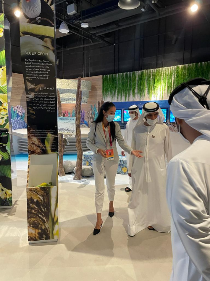 Dubai ruler visits Seychelles’ pavilion at Expo 2020