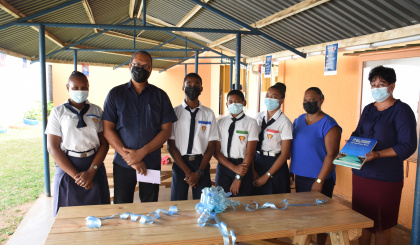 IDC donates benches to Pointe Larue secondary school
