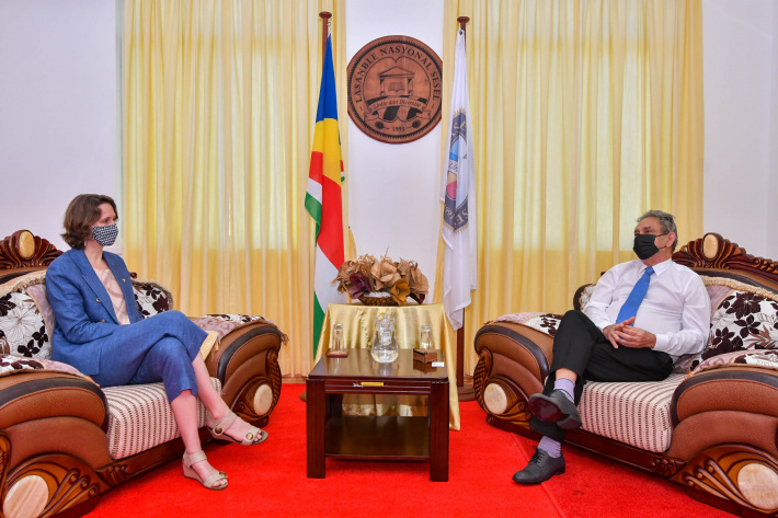 Newly accredited HC of Australia to Seychelles calls on National Assembly Speaker