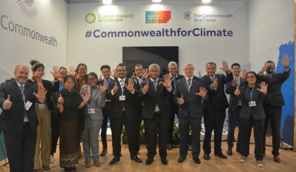 President meets members of Seychelles COP26 Team in Glasgow