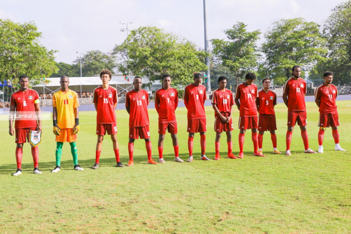 Football: Mahinda Rajapaksa Trophy     Seychelles salvage draw against Bangladesh   
