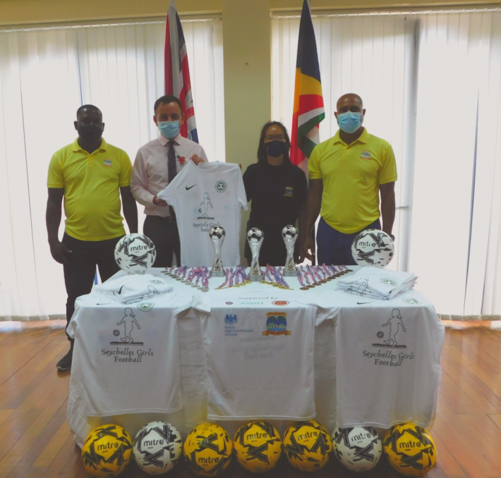 BHC donates resources to support and give boost to youth girls’ football in Seychelles
