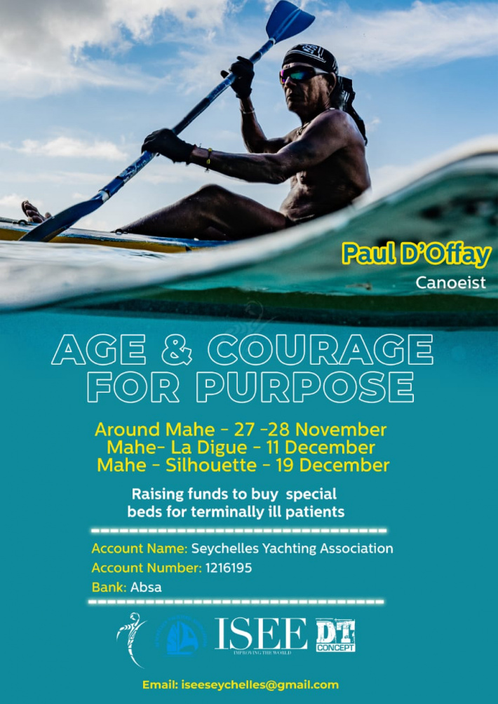 Paul D’Offay taking to canoe for charity