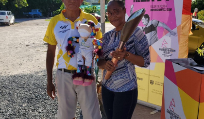   Commonwealth Games 2022     Queen’s baton journeys through Mahé