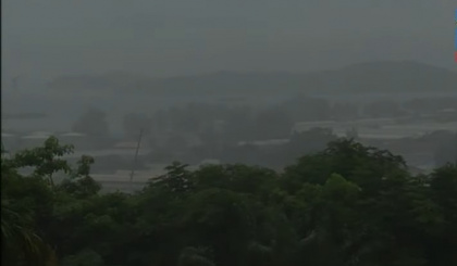 Dark weather conditions normal in rainy season