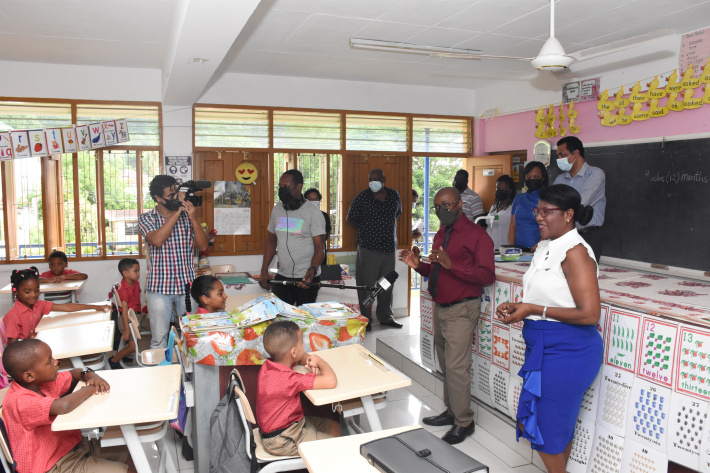 Resumption of in-person learning     Schools ready to  welcome learners     By Vidya Gappy   