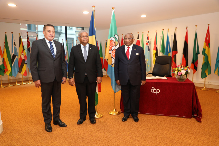 President Ramkalawan holds talks with secretary general of the OACPS