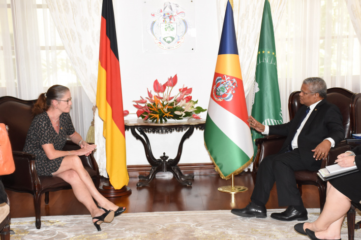 Germany hails Seychelles’ partnership in fight for world peace and security