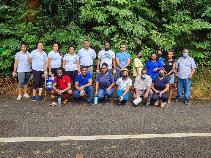 DBS marks 44th anniversary with tree-planting activity in Morne Seychellois National Park