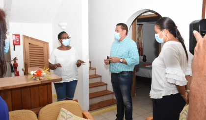 Minister Sylvestre Radegonde visits small tourism establishments in south Mahé  ‘Russia-Ukraine conflict  worrying for Seychelles’