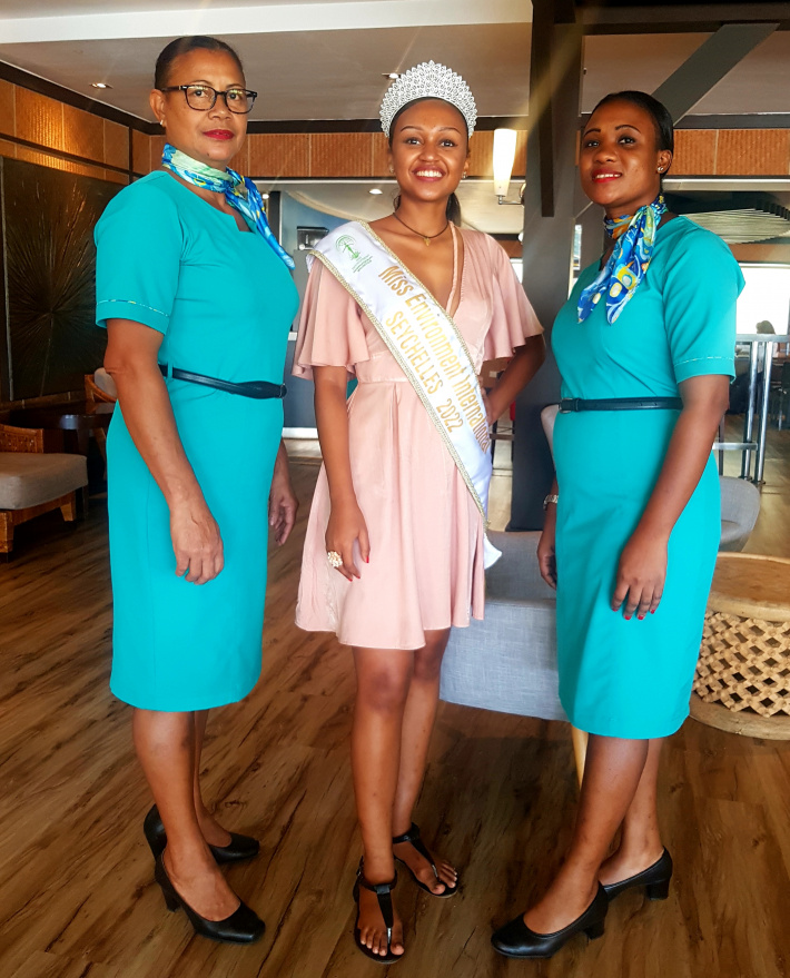 Air Seychelles supports Elsia Françoise on journey to Miss Environment International Pageant