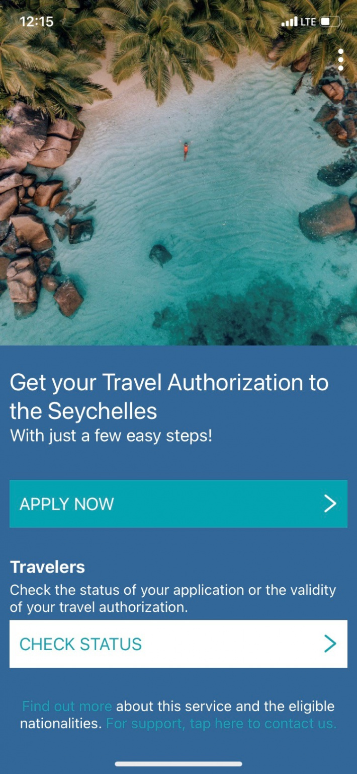 Travel Authorization now free of charge for Seychelles passport holders