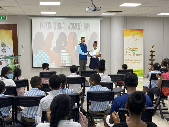 Essay writing competition winners rewarded