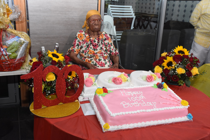Theresia Flore celebrates her 100th birthday