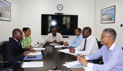 Minister Joubert meets with FAO representative for Seychelles