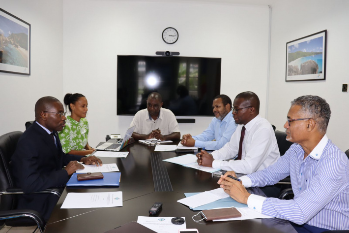 Minister Joubert meets with FAO representative for Seychelles