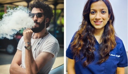 Dental care: The effects of smoking and vaping on oral health