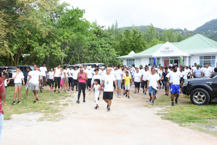 Big turnout for Olympic Day run