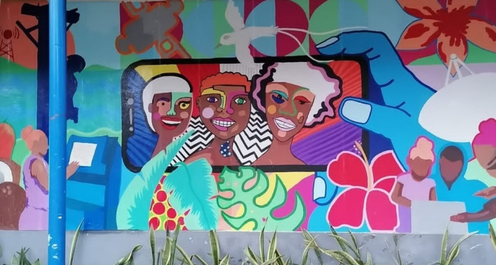 CWS collaborates with SIAD in National Day mural project