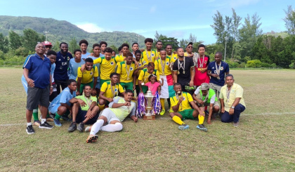 Football - La Passe SFF Premier League Championship winners