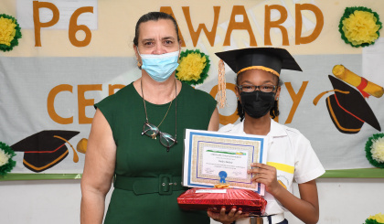Plaisance primary school rewards best overall P6 2021 cohort   