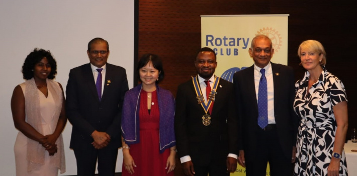 Rotary Club of Victoria Coco De Mer has new leadership