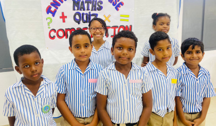 ‘Water’ shines in Baie Lazare Inter-house Math quiz contest