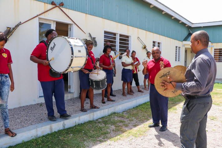 Defence & Security Committee visits brass band unit