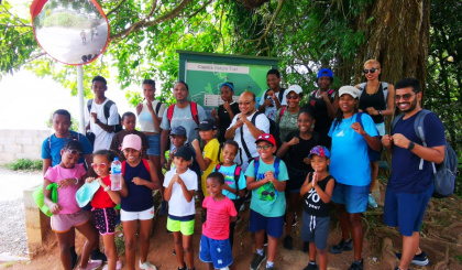 Karate     The Ashihara family explores the Copolia trail