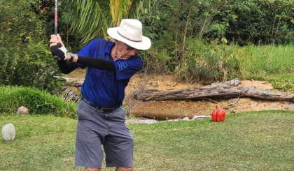 Golf - Edwin Palmer wins Sly’s 3 club and Putter Challenge