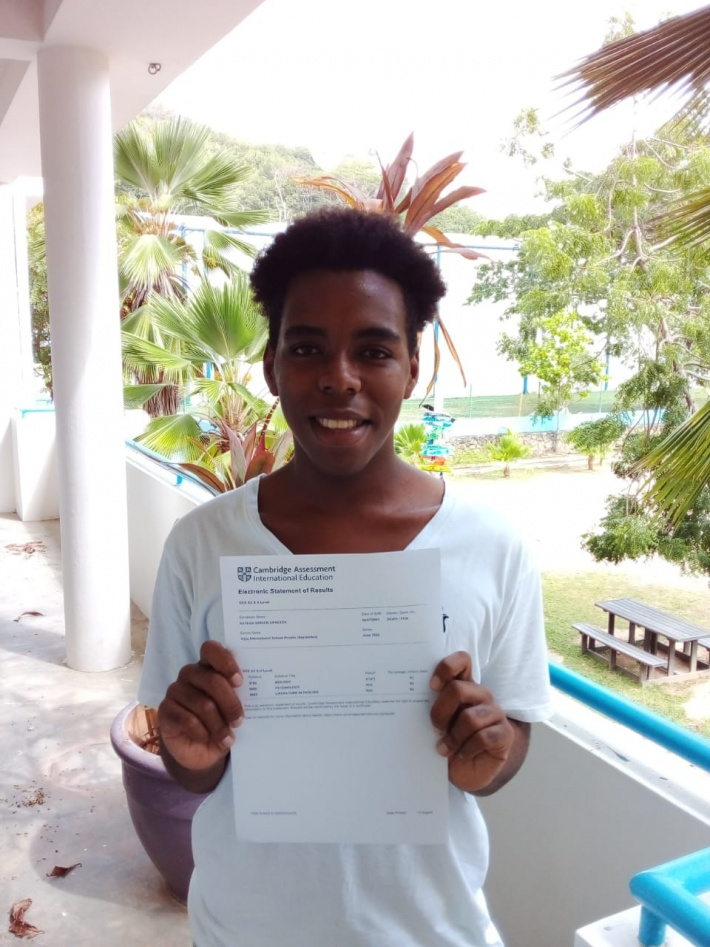 Vijay International School students celebrate A-Level success