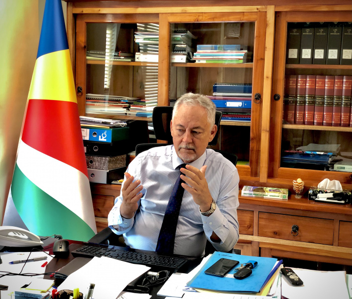    Interview with the Minister for Fisheries and the Blue Economy, Jean François Ferrari   
