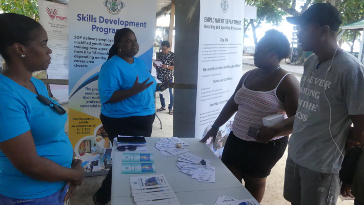 Employment ministry holds sensitisation fair on La Digue and Praslin